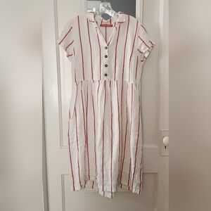 Pyne & Smith no30 Bonbon stripe large dress
